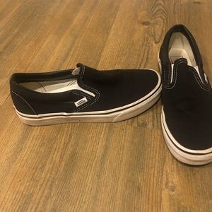black slip on vans